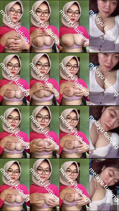 jilbab kacamata toket mantap