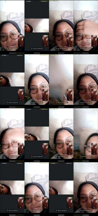 rekam hijab dinda mantan saat vcs colmek (1)
