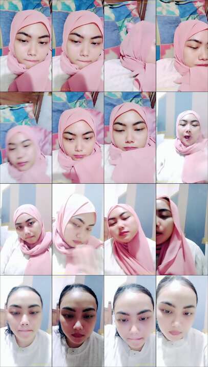 jilbab pink dilepas demi saweran