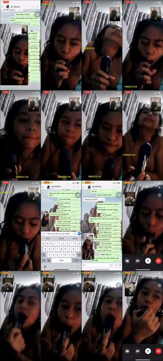 vcs pamer nyepong colmeknya pakai sikat gigi (new)