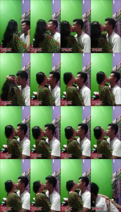 ciuman mesra bareng ayank di kamar kos