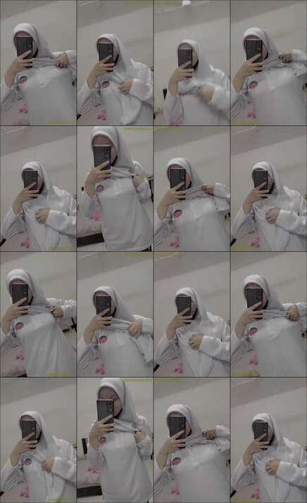 hijab putih 18yo remas toge