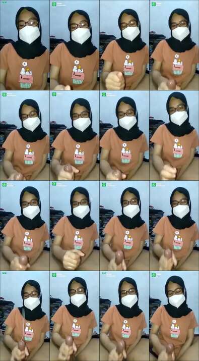 Jilbab coliin temen sampai crot