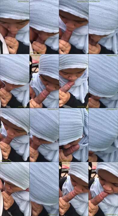 Hijab Nyepong Di Luar Rumah (3)