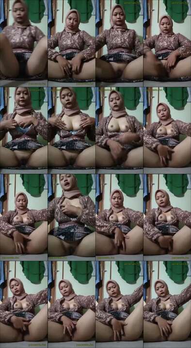 jilbab pulang kondangan sange colmek