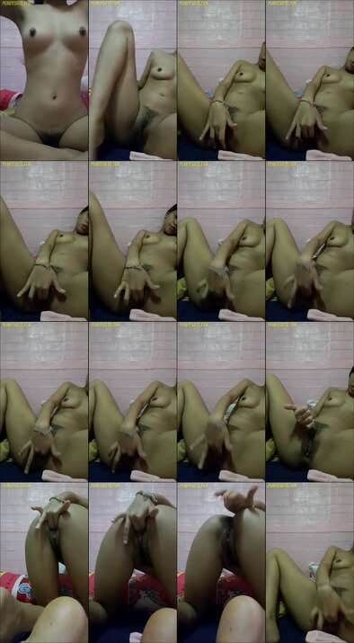 abg cakep 18yo dinding pink Colok memek sendirian (23)