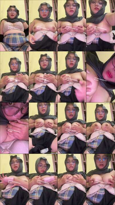 novi hijab chubby manis binal (5)