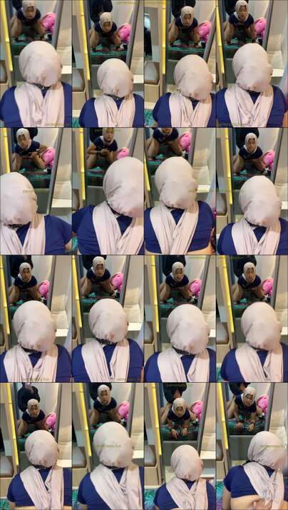 Entot Hijab Abg 18Yo Depan Cermin