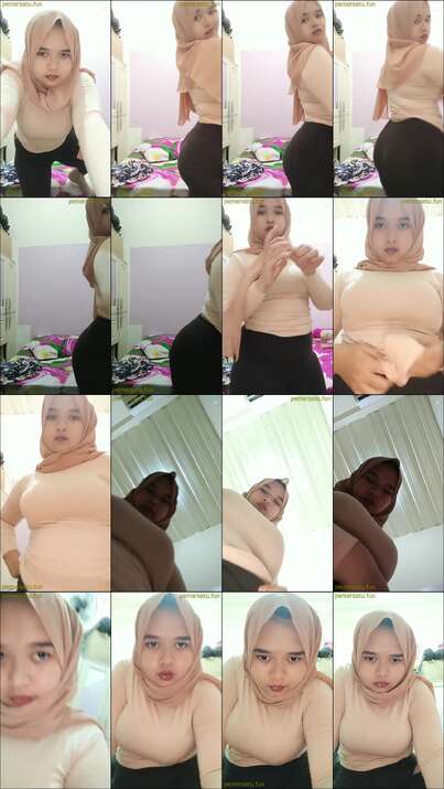 jilbab goyang tiktok abg viral 18yo  (7)