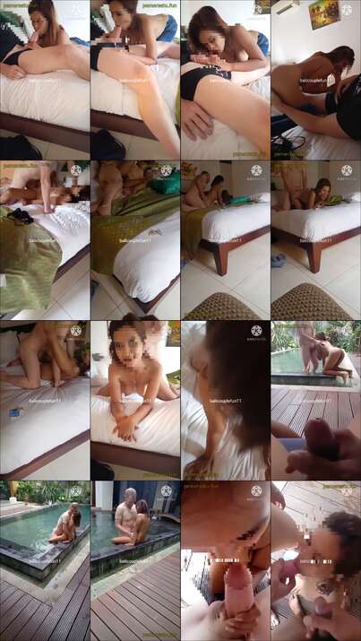 bali couple fun 3some live