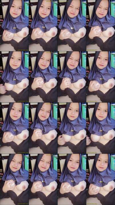 Fitri Hijab kacamata 18yo mulus sange (7)
