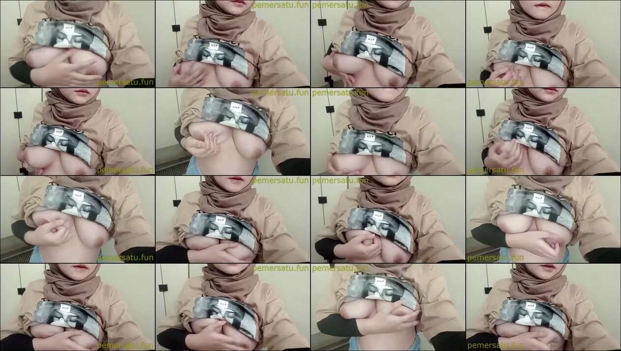 hijab cantik sange masih pakai hijab toket remas
