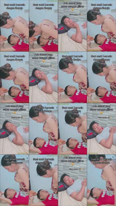 saat anak bermain dengan ibunya
