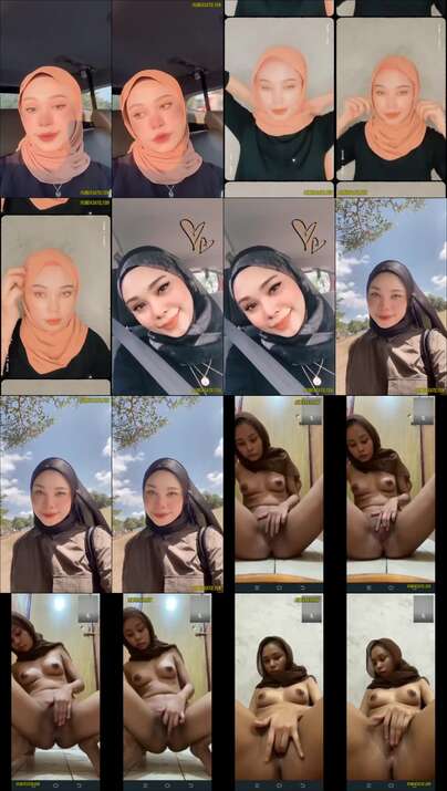 atiqah zairil 19yo hijab sange fulldur