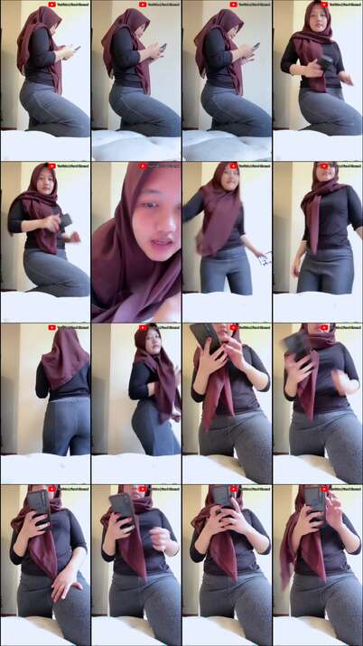 style hijab cantik untuk santai di rumah