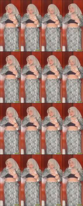 hijab tiktok kacamata spill tetek