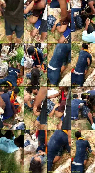 ketahuan ngentot di tebing di gilir warga part 3