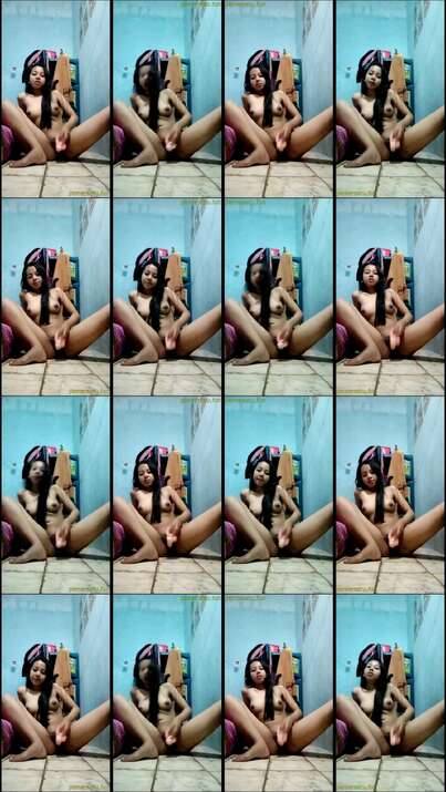 Reupload Lala Hijab ABG 18yo sange ketagihan kontol colok memek (5)