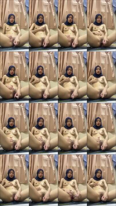 hijab biru cakep 18yo suka colmek bugil (1)