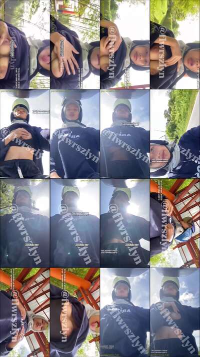 kompilasi hijab flwrzlyn abg 18yo eksib