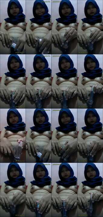 Dewi ABG Hijab Colmek Pake Botol