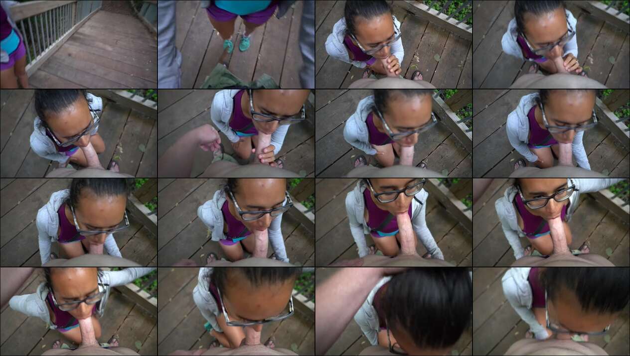 Public Agent - Risky POV Blowjob on Park Bridge Amateur Latina Teen Swallows Every Drop of Cum 4K 297842094