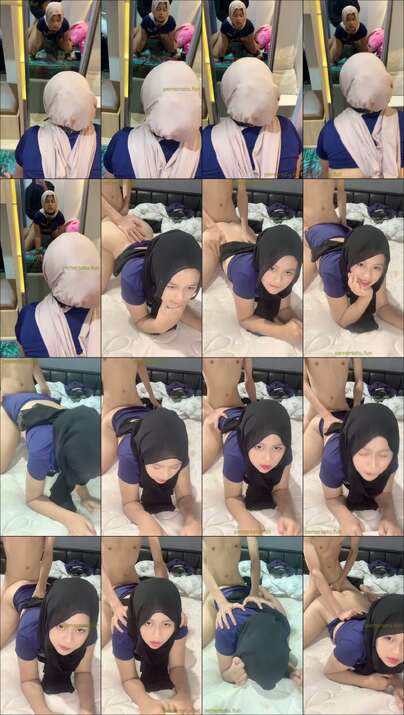 Entot Zeylin Hijab Binal 18Yo Di Cermin