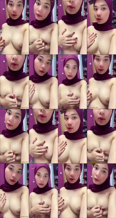 Hijab Ungu 18yo Viral Colmek (10)