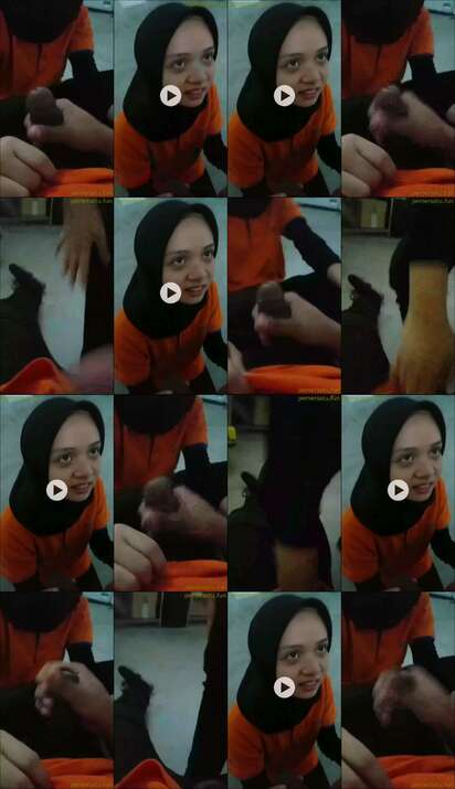 karyawati hijab penurut sepong kontol hitam (3)