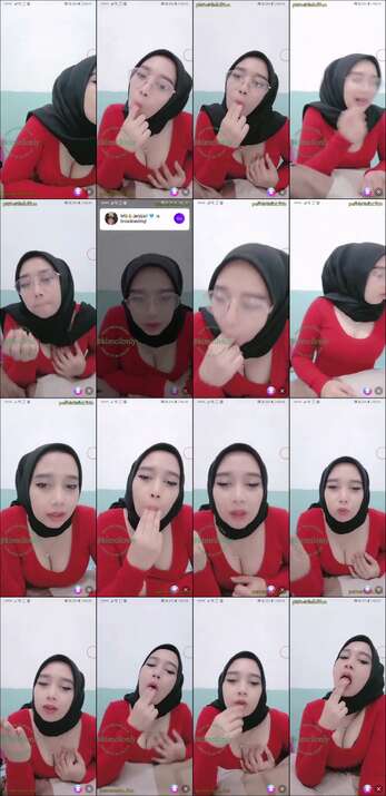 kiki hijab hitam sange 18yo viral (4)