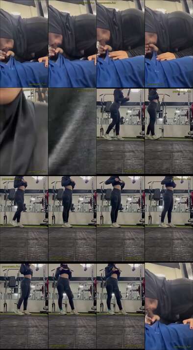 kompilasi jilbab hitam sepong kontol pelatih gym
