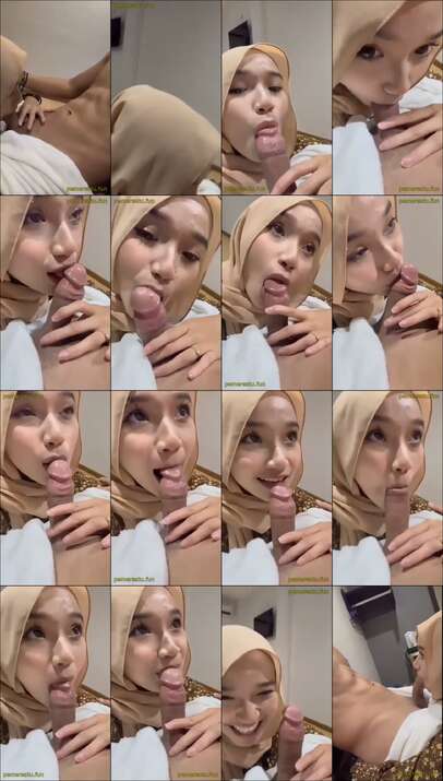 kompilasi jilbab cantik imut suka nyepong - Hijab