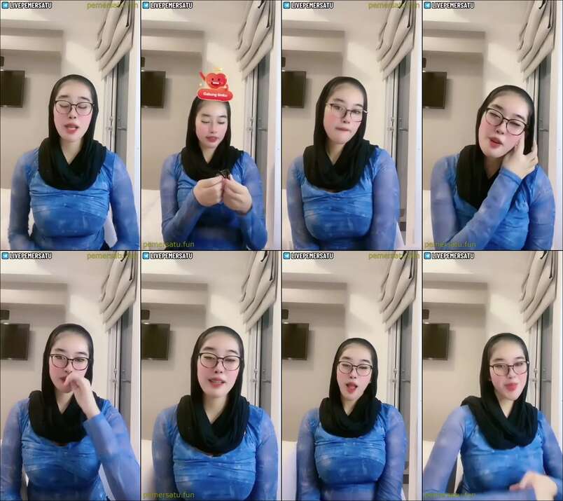 Laura hijab tobrut kacamata binal (3)