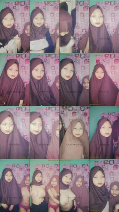Nissa dan Adik ABG Jilbab 18yo Pamer Tetek pemersatu fun (1)