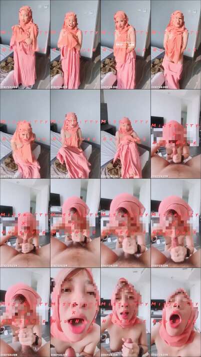 Bokep Indo Viral Jilbab Pink Dientot Guru hijab jilbab ngewedihotel esemah esempeh Sevong  - Miss Kitty