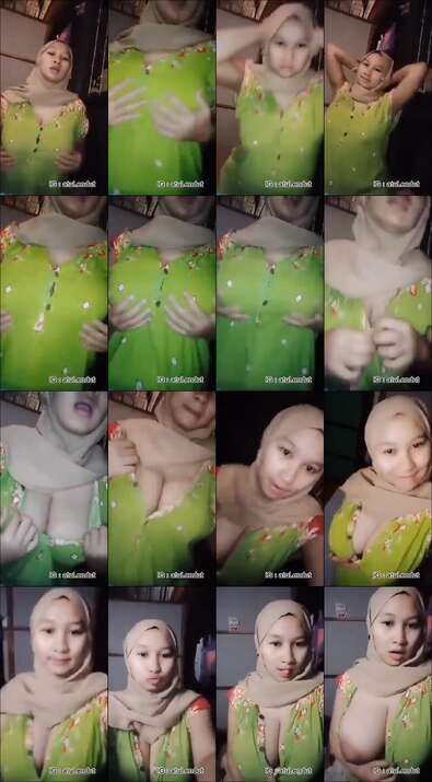 Jilbab Pakai Daster Pamer Susu - BOKEPBIZ