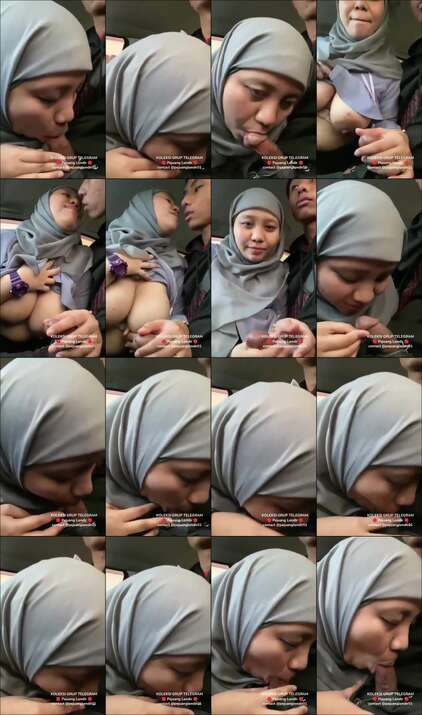 Ajirah ibu Guru Hijab    Sepong brondong di dalam mobil
