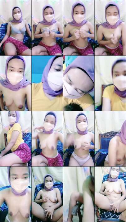 UKHTI JILBAB UNGU LEPAS BRA PAYUDARA DOODSTREAM ORIGINAL