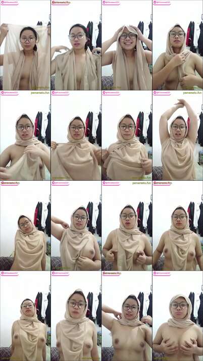 Jilbab kacamata seksi dan binal- Hijab