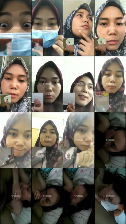 Jilbab habis vcs langsung ke kamar