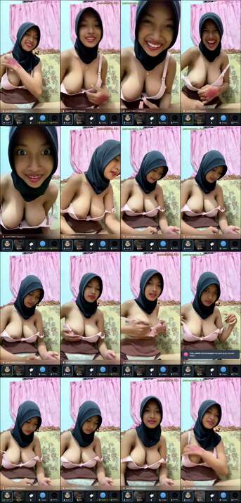 hijab toket brutal 18yo mainin hape (1)