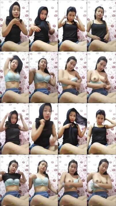 jilbab hitam cantik cakep sedap (new)