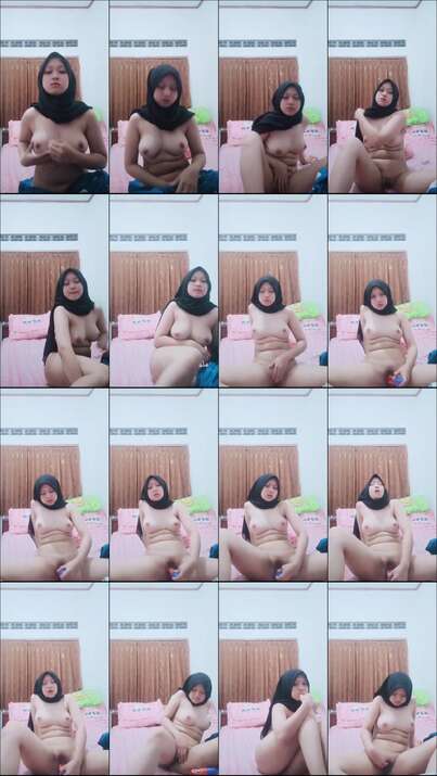 Hijab Viral omek Pakai Botol parfum
