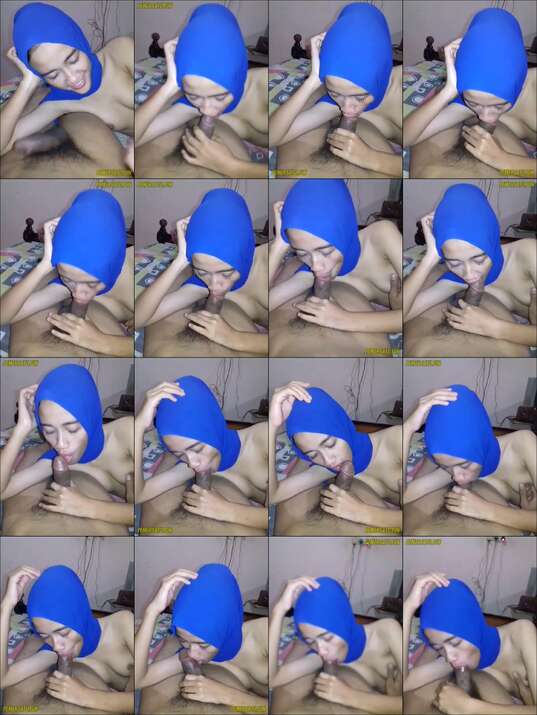 hijab biru viral kurus openbo dientot customer (1)