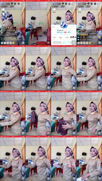 Bigo live pns cantik berjilbab