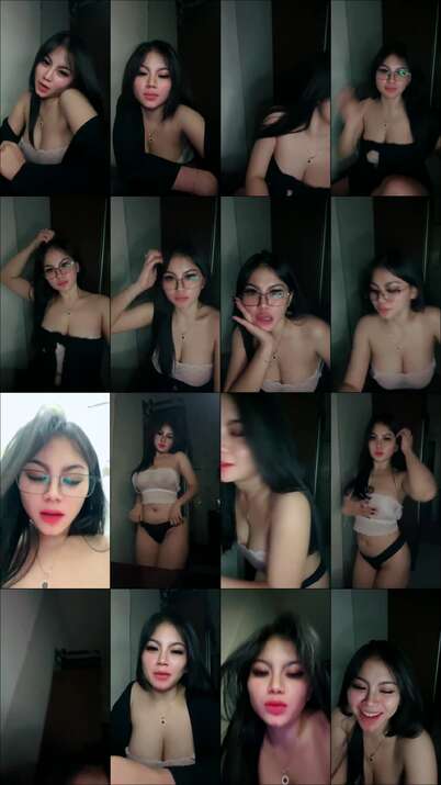 berkacamata cantik live barbar