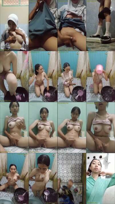 kompilasi dede risma hijab abg 18yo