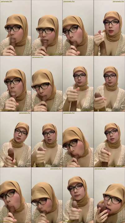 14 Hijab Cantik Nyepongin Temen Kerja Sendiri, Beautiful Hijab Girl Blows her own Work Colleague