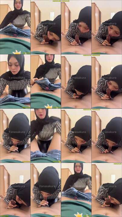 hijab yanasakura sepong kontol