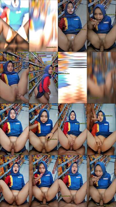 hijab indomaret yang cantik cantik di gangbang keenakan